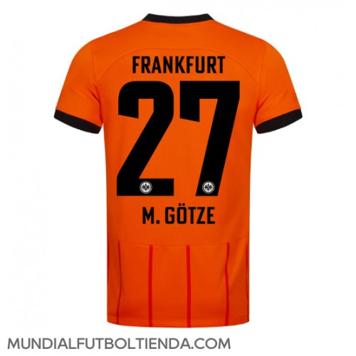 Camiseta Eintracht Frankfurt Mario Gotze #27 Tercera Equipación Replica 2024-25 mangas cortas